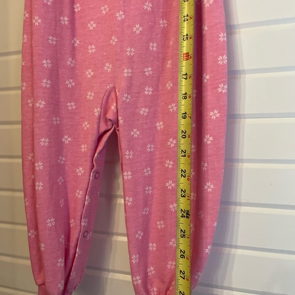 Vintage Carter’s Baby Girl Pink Outfit Pajamas 3T - Picture 6 of 7